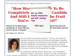 Go to: New Product * 11 Step Program for Self-Healing Candida * 60% Payout