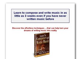 Go to: Learn To Compose And Write Music