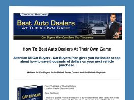 Go to: Car Buyers Plan