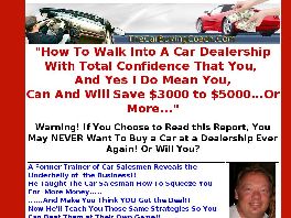 Go to: The Secret To Winning The Car Buying Game!
