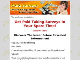 Go to: Get Paid Taking Surveys In Your Spare Time E-book.
