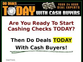 Go to: Do Deals Today With Cash Buyers