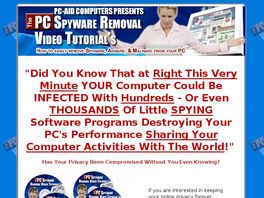Go to: The Pc Spyware Removal Video Tutorials.