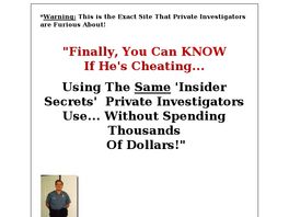 Go to: Ex-csi Detective Catches Your Cheating L