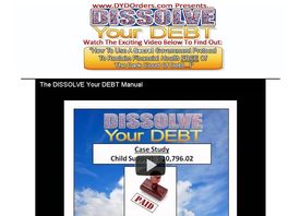 Go to: Dissolve Your Debt
