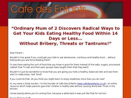 Go to: How To Get Your Kids To Eat Healthily.