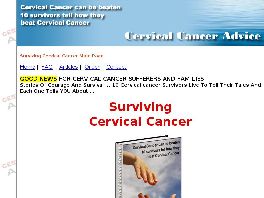 Go to: Surviving Cervical Cancer.