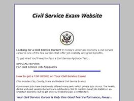 Go to: How To Get A Civil Service Job.