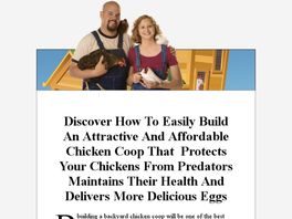Go to: How To Build A Chicken Coop