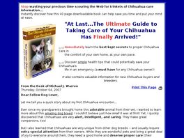 Go to: The Ultimate Chihuahua Care Handbook