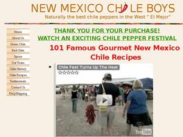 Go to: 101 Famous Gourmet New Mexico Chili Recipes