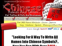 Go to: 3450+ Chinese Names And Symbol Tattoos!