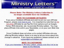 Go to: Ministry Letters For Pastors