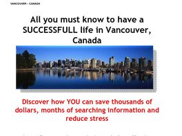 Go to: Working And Living In Vancouver.