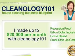 Go to: Cleanology 101 Starting Home Cleaning Business Highly Converting.