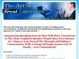 Go to: The Art Of Great Conversation
