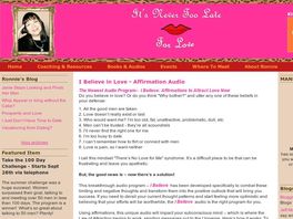 Go to: I Believe In Love - Affirmation Audio Using Law Of Attraction