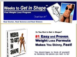 Go to: Weeks To Get In Shape!!! New Weight Loss Program !!!