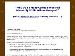 Go to: Coffee Shop Business Planner