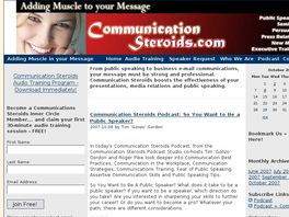 Go to: Communication Steroids.