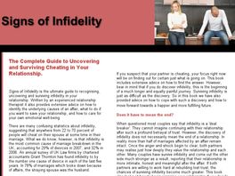 Go to: Signs Of Infidelity: The Complete Guide.
