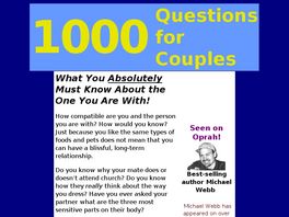 Go to: 1000 Questions For Couples By Michael Webb Relationship Expert