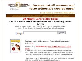 Go to: 20-Minute Cover Letter Fixer.