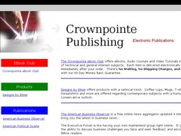 Go to: Crownpointe Publishing.