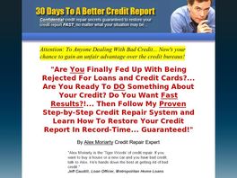 Go to: 30 Days To A Better Credit Report
