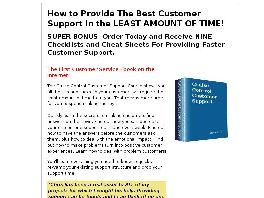 Go to: Provide The Best Customer Support In The Least Amount Of Time.