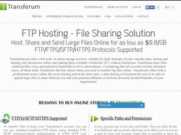 Go to: Transferum - FTP Hosting - File Sharing Solution
