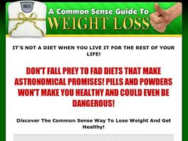 Go to: Common Sense Weight Loss Guide Ebook & Mp3 Package.