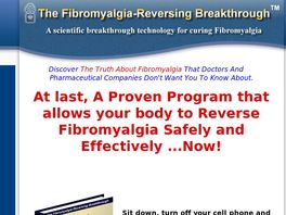 Go to: The Fibromyalgia-reversing Breakthrough *new Site - Great Conversions