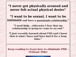 Go to: Cure Female Sexual Dysfunctions