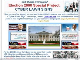 Go to: Web Based Lawn Signs For McCain & Obama.