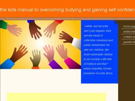 Go to: The Kids Manual to Overcoming Bullying and Gain Self Confidence E-Book