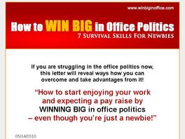 Go to: How To Win Big In Office Politics