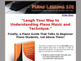 Go to: Piano Lessons 101