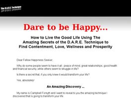 Go to: Dare To Be Happy.
