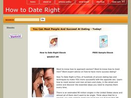 Go to: How To Date Right Ebook Expert Dating Relationship Advice.