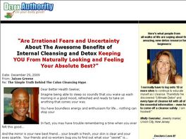 Go to: Ultimate Detox Ecourse: Detox And Cleansing Made Easier