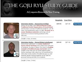 Go to: Goju-ryu Karate-do Study Guide And Expert Audio Interview Recordings.
