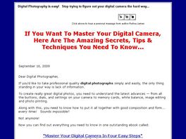 Go to: Master Your Digital Camera