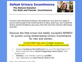 Go to: Cure Urinary Incontinence Naturally