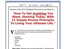 Go to: How To Change Your Life Using 11 Simple Proven Principles.