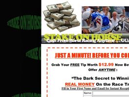 Go to: Derrick Tans Stake On Horse - Horse Racing Forbidden Secret