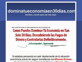 Go to: Domina Tu Economia en 30 Dias.com