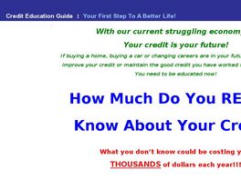 Go to: Credit Education Guide.
