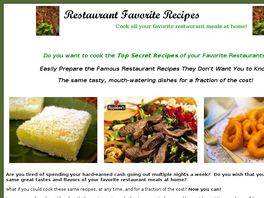 Go to: Secret Restaurant Recipes Cookbook