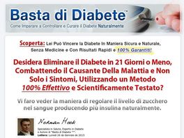 Go to: Basta Di Diabete - Diabetes Treatment Italian Version. 90% Commission!